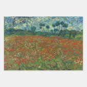 Poppy Field - Vincent van Gogh Geschenkpapier Set (Vorderseite)