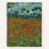 Poppy Field - Vincent van Gogh Notizblock (Vorderseite)