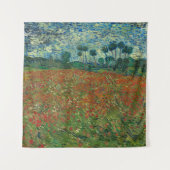 Poppy Field - Vincent van Gogh Wandteppich (Vorderseite)