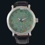 Poppy Field von Gustav Klimt, Vintager Jugendstil Armbanduhr<br><div class="desc">Poppy Field (1907) von Gustav Klimt ist eine Vintage Viktorianische Epoche der Kunstsymbolik Blumenlandschaft. Eine Naturlandschaft mit einer großen Wiese mit blühenden Blume aus rotem Mohn. Es ist Frühling und die Pfeffer und Obstbäume blühen. Über den Künstler: Gustav Klimt (1862-1918) war ein österreichischer Symbolik-Maler und einer der prominentesten Mitglieder der...</div>