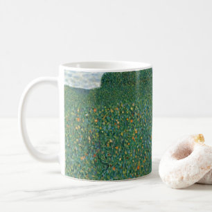 Poppy Field von Gustav Klimt, Vintager Jugendstil Kaffeetasse