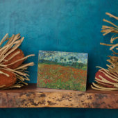 Poppy field von Vincent van Gogh Fine Art Fotoplatte (Seite)