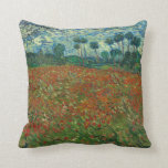 Poppy field von Vincent van Gogh Fine Art Kissen<br><div class="desc">Vincent van Gogh - Mohnfeld. Schönes Kunstmeisterwerk eines der berühmtesten Maler. Besuchen Sie unseren Shop für schönere Van Gogh Gemälde und hochwertige Van Gogh Geschenkideen.</div>