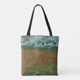 Poppy field von Vincent van Gogh Fine Art Tasche