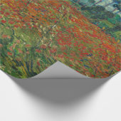 Poppy Field von Vincent Van Gogh Geschenkpapier (Ecke)
