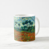Poppy Field von Vincent Van Gogh Kaffeetasse (VorderseiteRechts)