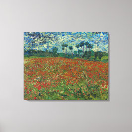 Poppy Field von Vincent Van Gogh Leinwanddruck