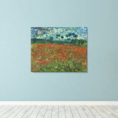 Poppy Field von Vincent Van Gogh Leinwanddruck (Insitu (Holzboden))