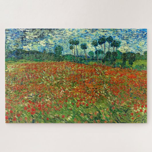Poppy Field von Vincent Van Gogh Puzzle (Horizontal)