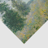 Poppy Fields bei Argenteuil von Claude Monet Seidenpapier (Ausschnitt)