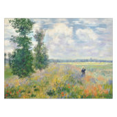 Poppy Fields bei Argenteuil von Claude Monet Tischdecke (Vorderseite (Horizontal))