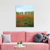 Poppy Fields Giclee Leinwanddruck (Insitu (Wohnzimmer))