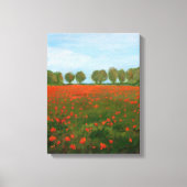 Poppy Fields Giclee Leinwanddruck (Vorderseite)