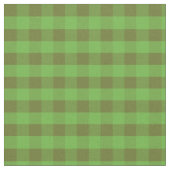 Poppy Fields Green Karo Gingham Pattern Fabric Stoff (Nahaufnahme)