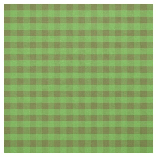 Poppy Fields Green Karo Gingham Pattern Fabric Stoff (Muster)