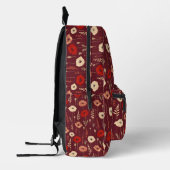 Poppy Floral Pattern Bedruckter Rucksack (Links)