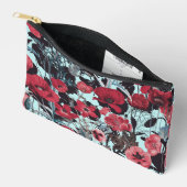 Poppy Floral Pattern Zubehörtasche (Offen)