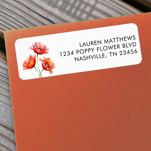 Poppy Flower Floral Orange Spring