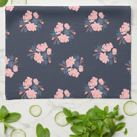 Poppy Flower Geschirrtuch (Gefaltet)