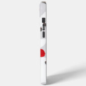 Poppy flower gift botanical pretty monogram Case-Mate iPhone hülle (Rückseite / Links)