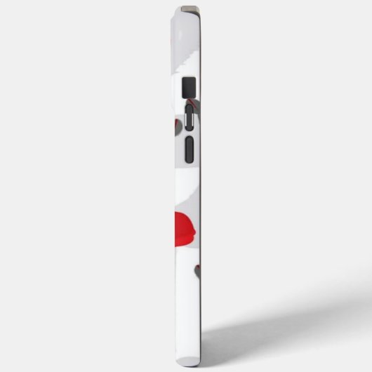 Poppy flower gift botanical pretty monogram Case-Mate iPhone hülle (Rückseite / Links)