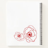 Poppy Flower Notizblock (Rückseite)