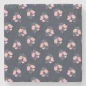 Poppy Flower Steinuntersetzer (Vorderseite)