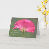 Poppy Friendship Karte (Gelbe Blume)
