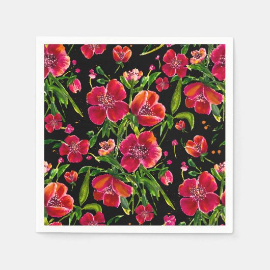 Poppy Garden Napkins Serviette (Vorderseite)