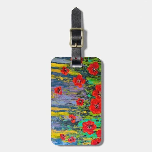 Poppy-Gepäckmarke Gepäckanhänger (Vorderseite vertikal)