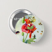 Poppy Gnome Button (Vorne & Hinten)