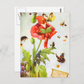 Poppy Gnome Postkarte (Vorne/Hinten)