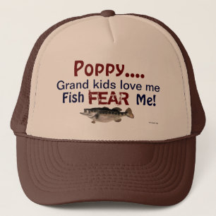 Poppy... Große Kinder Liebe Fisch Angst mich hat Truckerkappe