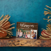 Poppy Großvater Grandchildren Holzfotolage Fotoplatte (Seite)