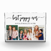 Poppy Großvater Großkinder FotoCollage Fotoblock (Vorderseite)