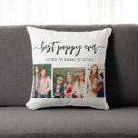 Poppy Großvater Großkinder FotoCollage Kissen<br><div class="desc">Feiern Sie Ihren Mohn mit dem Poppy Großvater Großkinder Foto Collage Keule Kissen. Dieser personalisierte Sake besticht durch eine wunderschön arrangierte Collage aus hochgeehrten Fotos, in der besondere Momente mit seinen Enkeln gefangen gehalten werden. Es ist aus hochwertigen Materialien gefertigt und verleiht jedem Raum eine stilvolle und gefühlvolle Touch, die...</div>