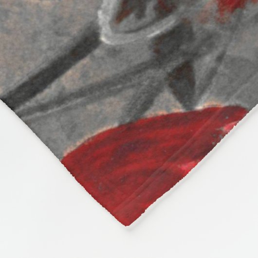 Poppy Haze Fleecedecke (Ecke)