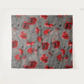 Poppy Haze Wandteppich (Vorderseite (Horizontal))