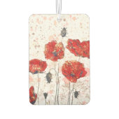 Poppy Heart Air Freshener Autolufterfrischer (Rückseite)