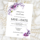 Poppy Heaven, Save the Date Einladung Hochzeit