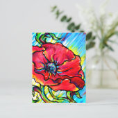 Poppy II Postkarte (Stehend Vorderseite)