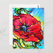 Poppy II Postkarte (Vorne/Hinten)