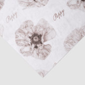Poppy Illustriert Seidenpapier (Ausschnitt)