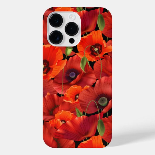 Poppy iPhone Hülle (Rückseite)