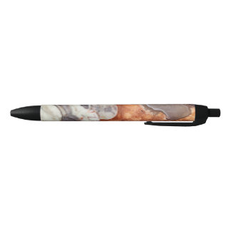 Poppy Jasper Print Black Ink Pen Kugelschreiber
