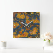 Poppy Jasper Quadratische Wanduhr (Zuhause)