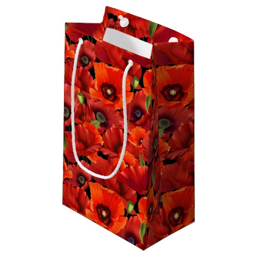 Poppy Kleine Geschenktüte (Vorderseite Schrägansicht)