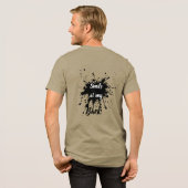 Poppy, Lächeln auf meinem Rücken Tri-Blend Shirt (Rückseite voll)