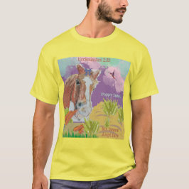 Poppy lächelt Schrift T-Shirt