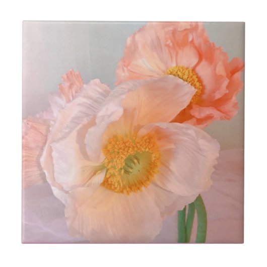 Poppy-Liebe Fliese (Vorderseite)